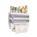 Lifeideas Kitchen Cling Film Foil Roll Dispenser with Slide Cutters