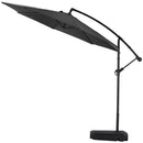 3M Large Banana Cantilever Patio Parasol For Outdoor Sunshade And Rain With Fillable Base On Wheels