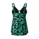 Two Piece Tankini Swimsuit With Double Shoulder Straps