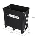 Lifeideas Space-Saving Laundry Basket with Handles