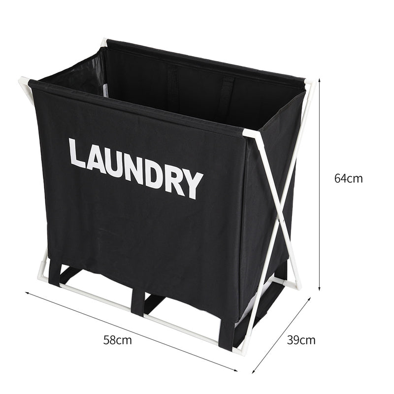 Lifeideas Space-Saving Laundry Basket with Handles