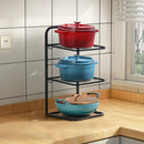 Lifeideas Kitchen Pot Pan Organizer Rack Adjustable Cookware Holder Stand