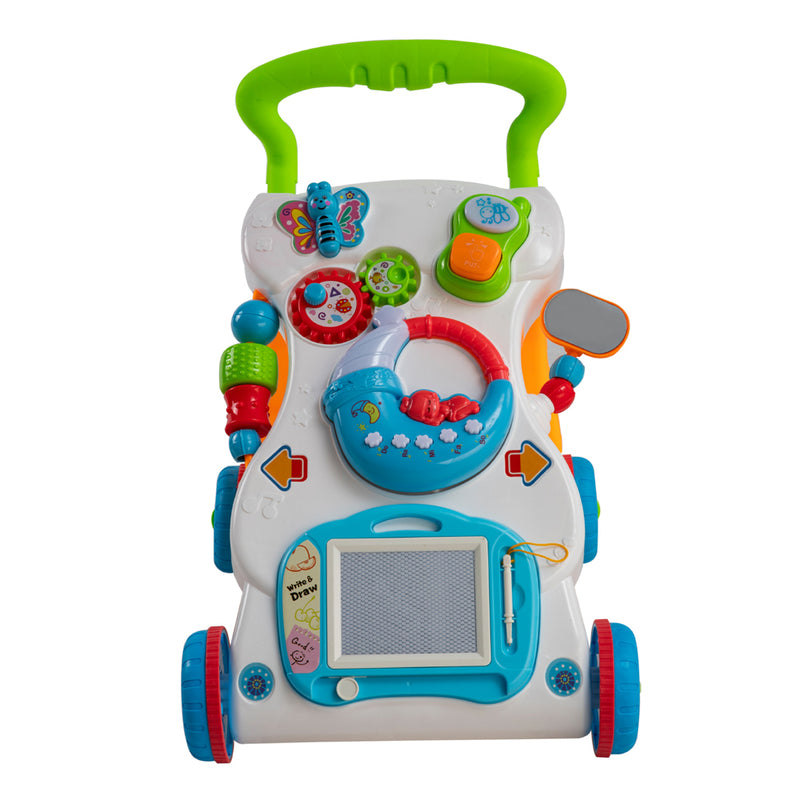 Kidkid 2 in 1 Sit to Stand Baby Walker with Music and Light