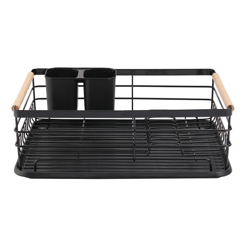 Livingandhome Black Iron Dish Drainer