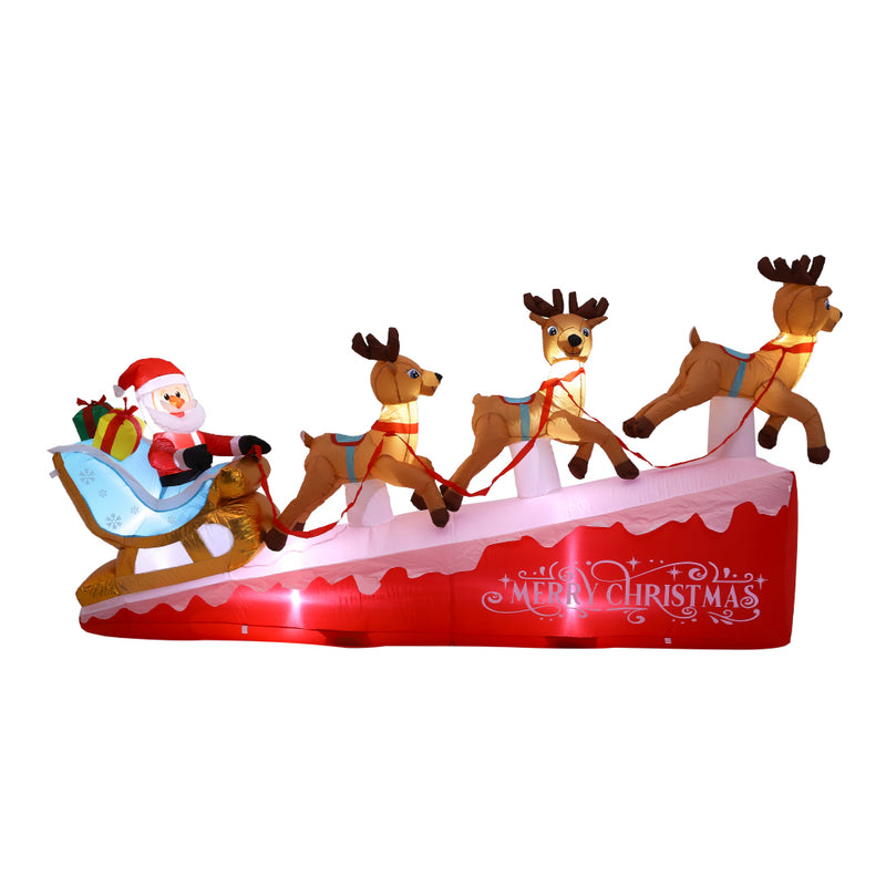 Lifeideas 8.9ft Christmas Inflatable Santa