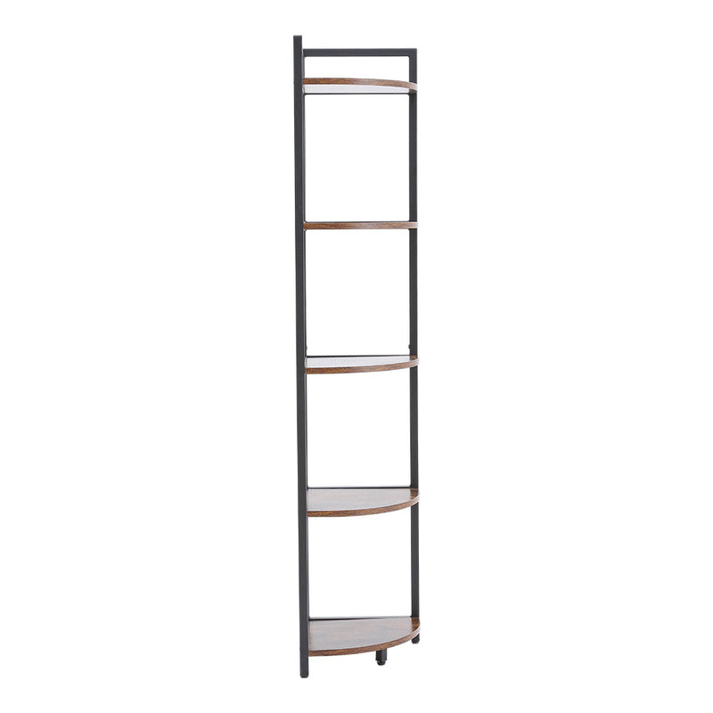 Livingandhome Industrial Style 5-Tier Corner Storage Rack