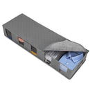 Lifeideas Non-Woven Fabric Underbed Storage Bag with Handles and Zipper