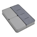 Livingandhome Expandable 12-Compartment Cutlery Tray Drawer Organiser