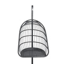 Garden Sanctuary Hanging Chair With Stand And Cushion