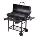 Portable Barrel Charcoal BBQ Grill