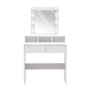 Livingandhome MDF Makeup Table with Mirror