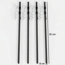 SPORTNOW 4Pcs Trampoline Anchor Kit, 32 cm Galvanised Trampoline Stakes