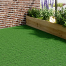 Breeins Interlocking Green Lawn Grass Tile Set
