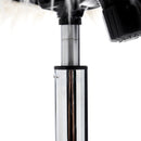 Livingandhome Faux Fur Swivelling Adjustable Office Chair