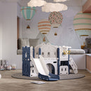 Kidkid Toddler Indoor Playground with Slide and Hoop