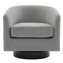 Livingandhome Modern Swivel Accent Armchair