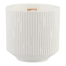 Lifeideas Ceramic Wood Wick Soy Wax Scented Candle