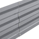 Breeins Outdoor Rectangular Metal Raised Garden Bed