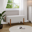 Livingandhome Contemporary Upholstered Bench