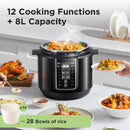 Comfee 1200W Multifunctional Household Pressure Cooker 7.6L Stainless Steel Inner Pot
