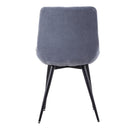 Livingandhome Teddy Fabric Dining Chair with Wooden Frame