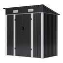 Breeins 6x4FT Outdoor Metal Garden Storage Shed