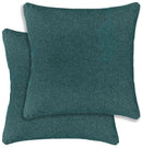 Enhanced Living Austin/Dallas Textured Pair of Cushion Covers - 43x43cm