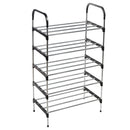 Livingandhome 5-Tier Stackable Shoe Rack Organizer