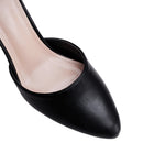 Comfortable Closed Toe Block Heels Pumps