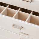 Sheonly Large Jewellery Box with Drawers and Mirror