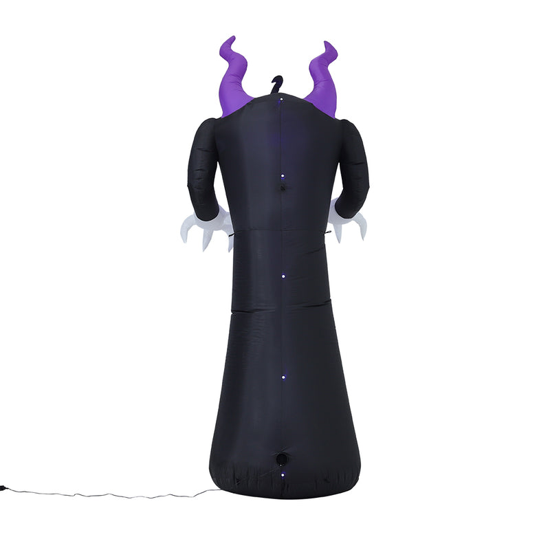 Halloween Inflatable Outdoor Ghost with Raising Hands and LED Lights Yard Decoration
