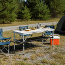 Breeins 60cm/90cm Folding Camping Table with Carrying Handle