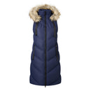 Hooded Mid-length Quilted Padded Gilet Sleeveless Coat
