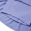 High Waisted Pleated Tennis Skirt With Pockets - Blue
