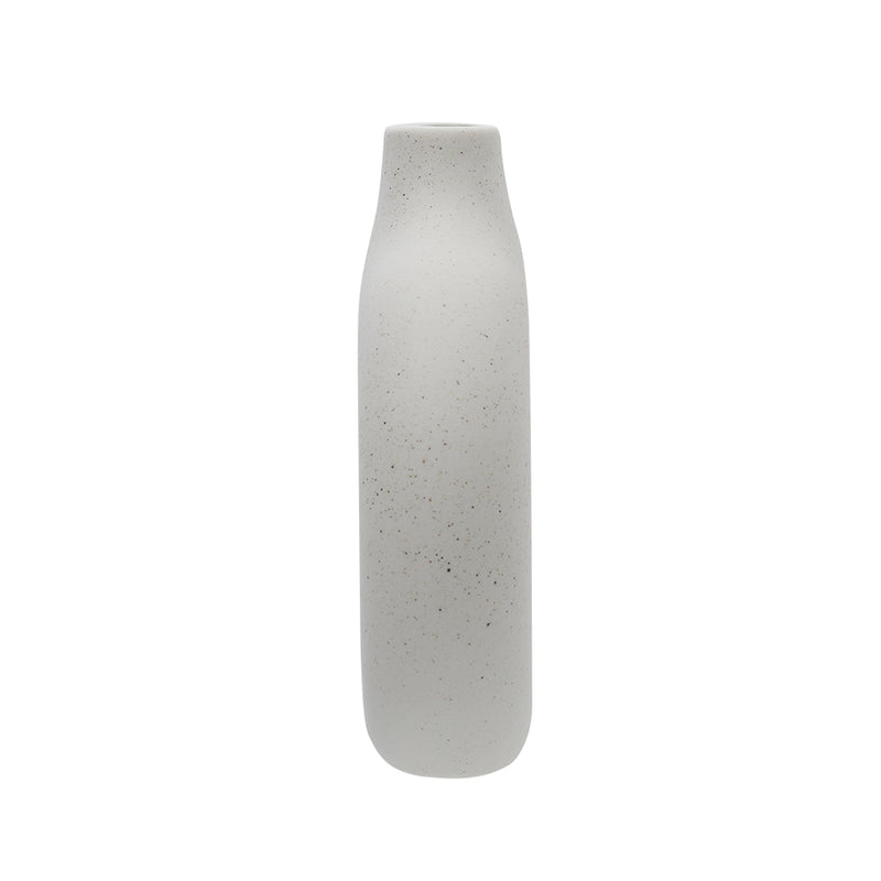 Lifeideas Nordic Style Ceramic Round Vase in White