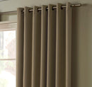 Plain Blackout Ring Top Curtains