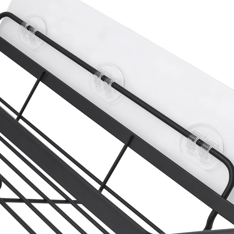 Lifeideas 4-Piece No Drill Shower Caddy Set with Wall Stickers