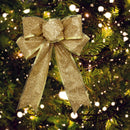 Lifeideas 10-Piece Ribbon Bow Ornaments Set