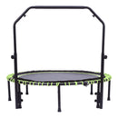 Lifeideas 48in Bungee Cords Foldable Round Trampoline with Adjustable U-Handle Bar