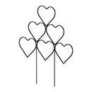 Breeins 3Pcs Heart-Shaped Stackable Plant Climbing Trellises