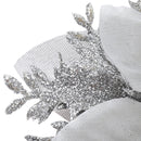 Lifeideas 24-Piece Artificial Poinsettia Christmas Tree Flowers Festive Xmas Ornaments