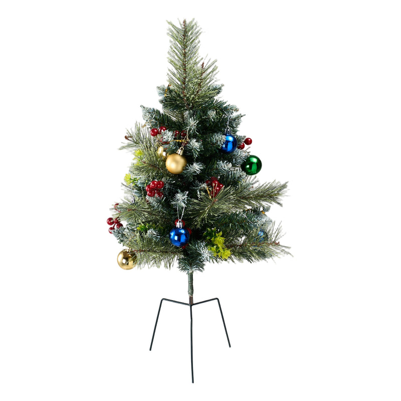 Lifeideas 2-Pack Artificial Christmas Trees with LED Decorations