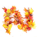 Artificial Maple Leaf Pumpkin Garland