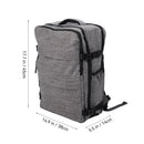 Modishion Rock Grey Wet Dry Expandable Backpack