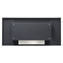 Livingandhome Wall Mount Rectangular Ethanol Fireplace Stainless Steel Heater