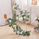 Lifeideas 185cm Artificial Rose Eucalyptus Garland Vine Wall Hanging