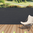 Livingandhome PVC Privacy Fence, Sun-blocked Screen Panels, Blindfold for Balcony