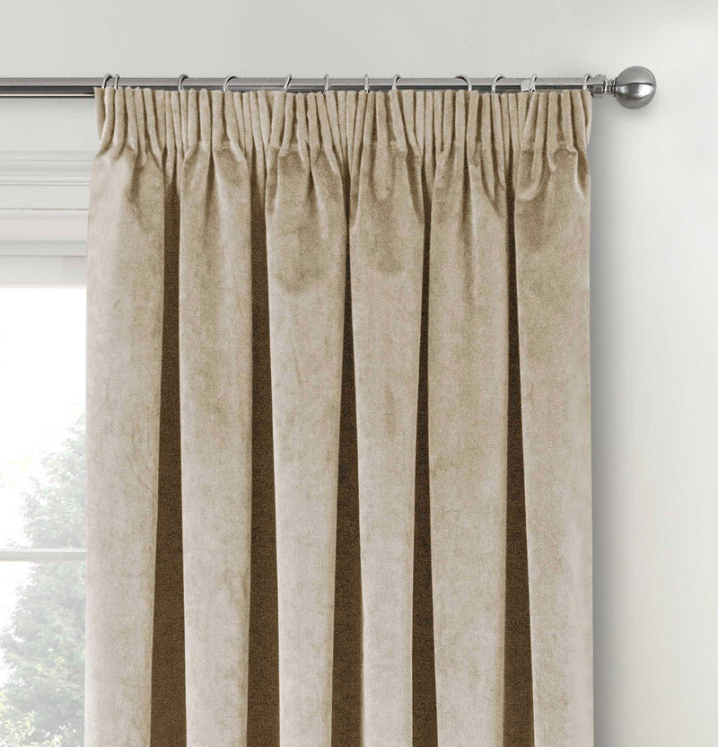 Velvet, Supersoft, 100% Blackout, Thermal (SINGLE) Door Curtain with Tape Top