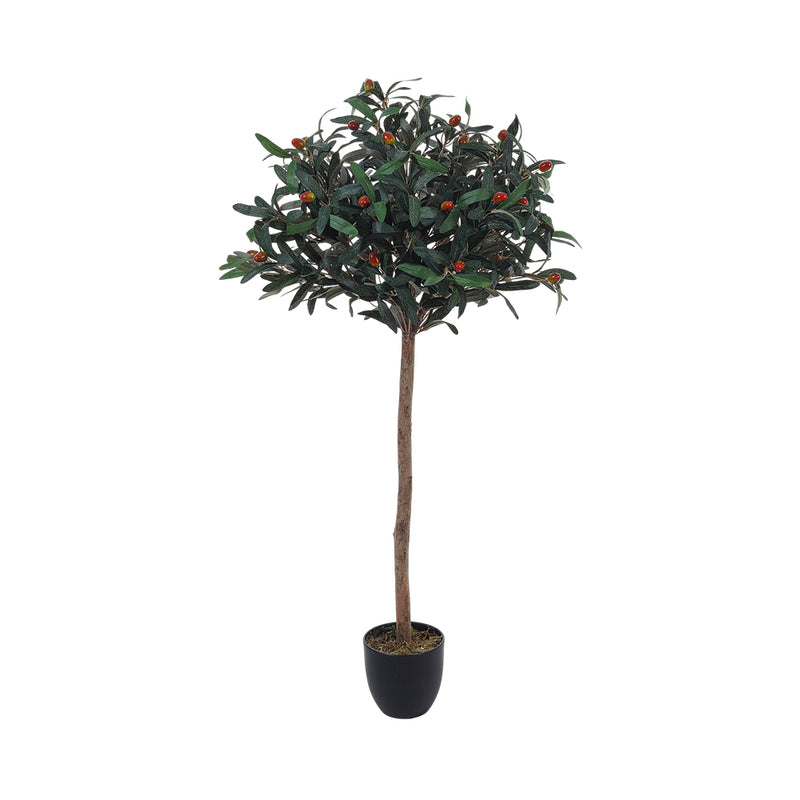 Breeins Artificial Olive Tree Decorative Plant in Planter