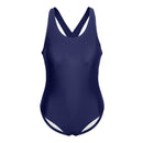 Women One Piece U-Neckline Swimsuit - Blue
